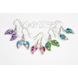 Levél fülbevaló- több színben