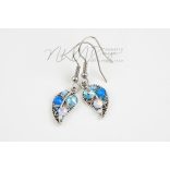 Levél fülbevaló- több színben