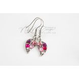 Levél fülbevaló- több színben