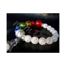 Hegyikristály alapú csakrakarkötő- női