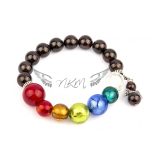 Vörös gránát alapú csakrakarkötő- női